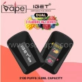 IGET DUAL 2100 PUFFS Double Flavor Vaping